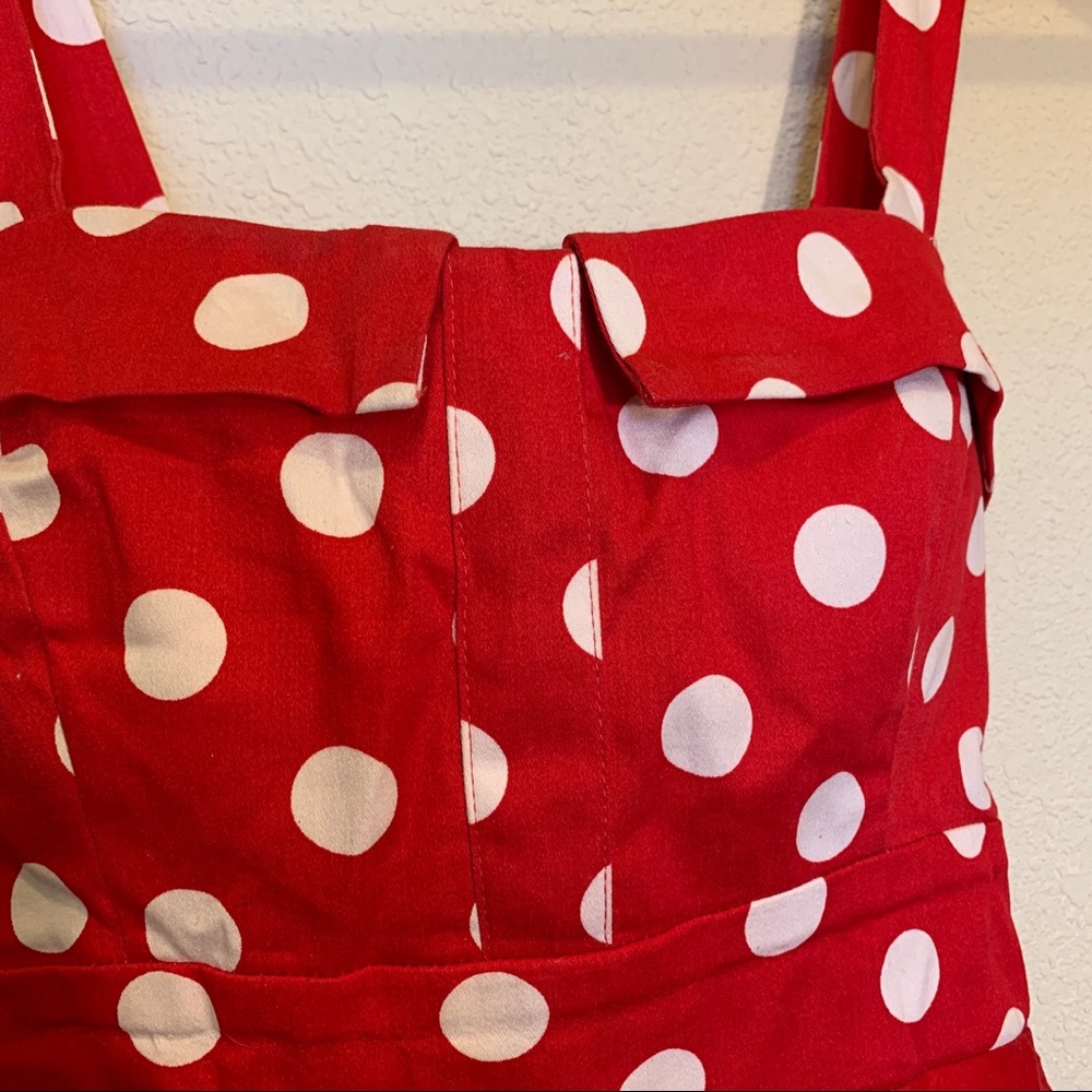 Merry Marilyn Polka Dot Dress - Picture 3 of 7